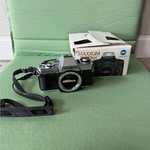 Maxxum 300 SLR Camera - Black and Silver